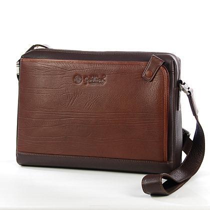 男士横款公文包 啡色